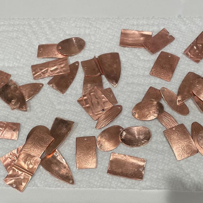 Shape the copper